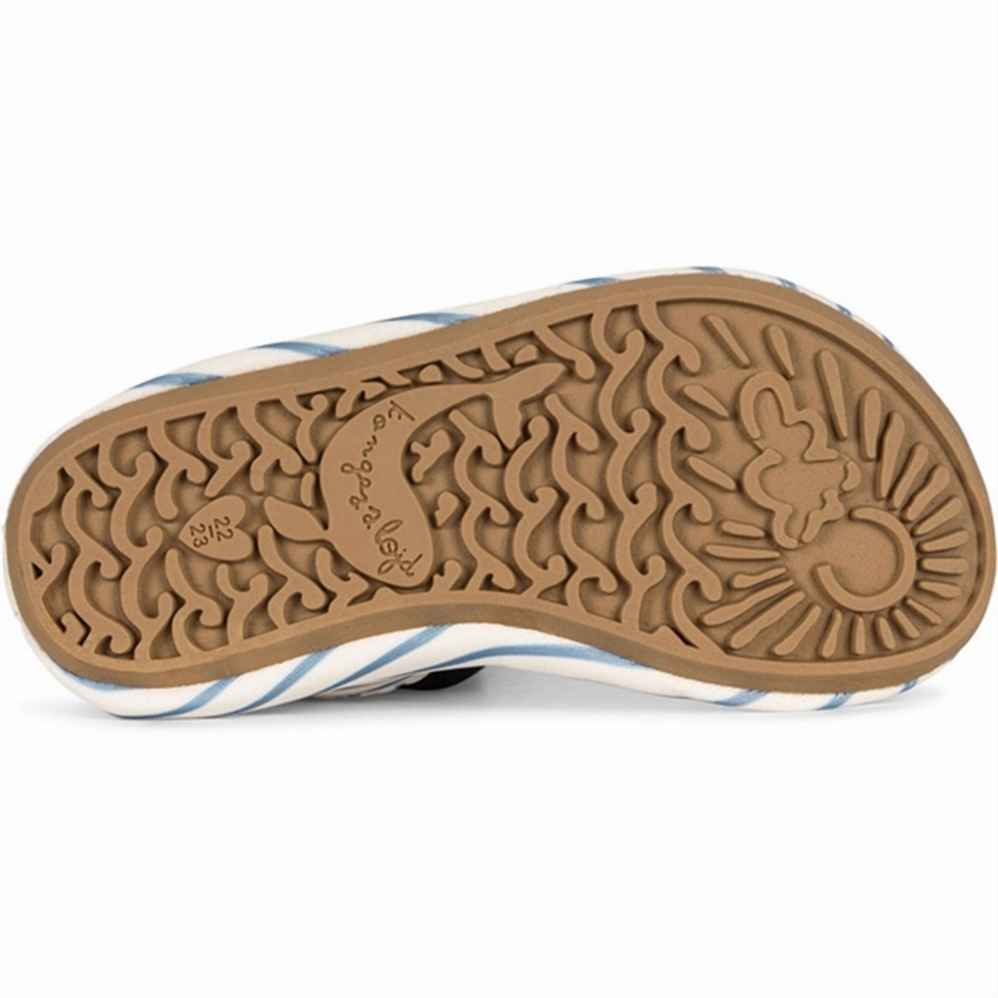 Anti Slip Support Glow Konges Sl?jd Aster Swim Shoes Stripe Bluie