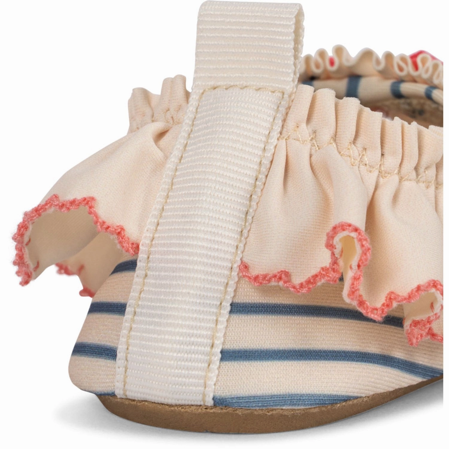 Konges Sl?jd Blue Stripe Gina Frill Swim Shoes Leather