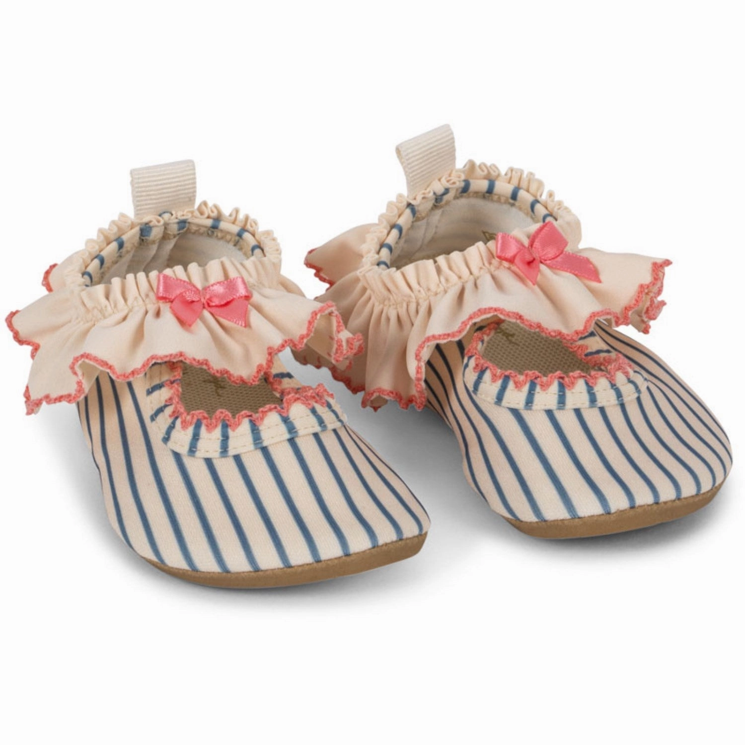 Leaf Path Club Mood Konges Sl?jd Blue Stripe Gina Frill Swim Shoes