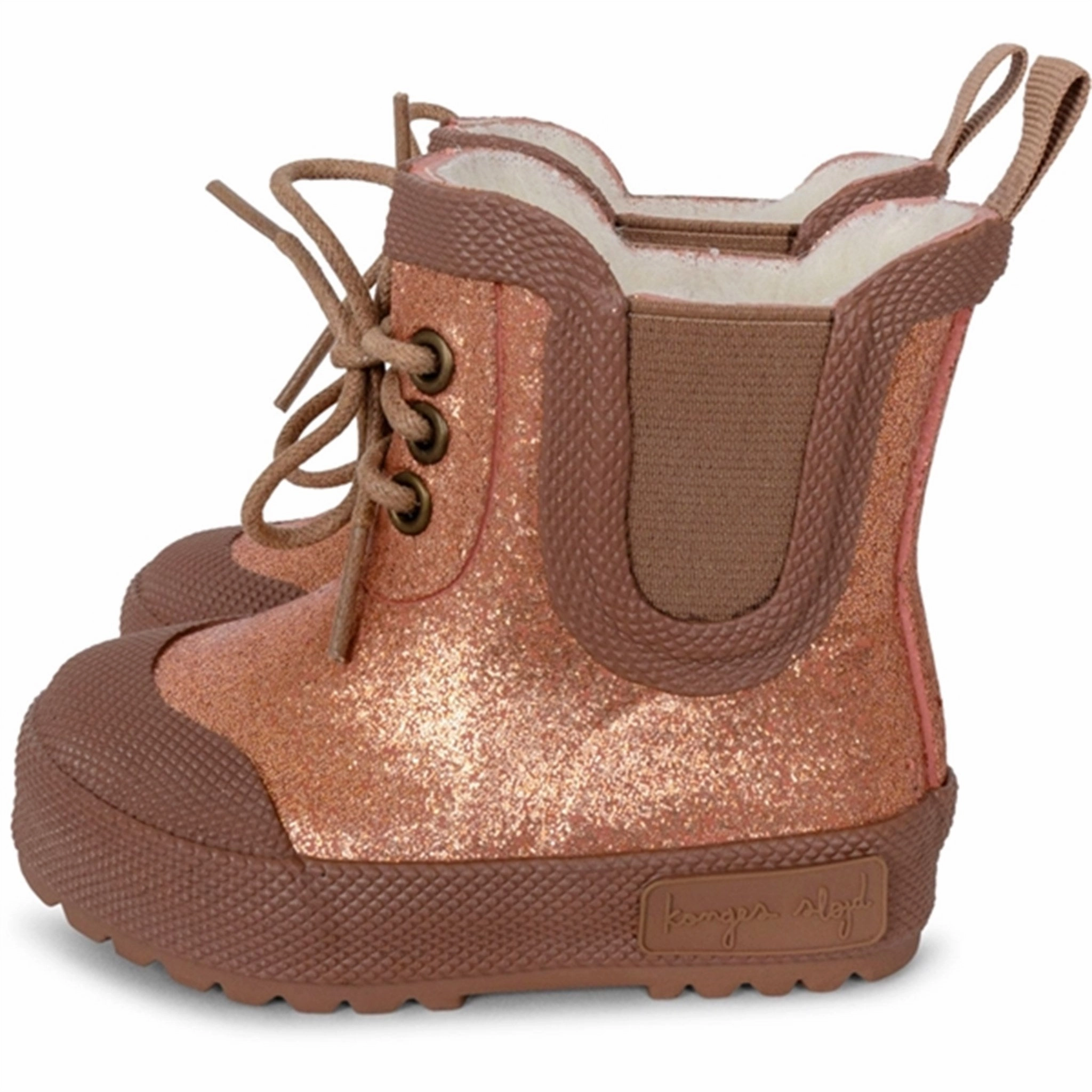 Konges Sl?jd Canyon Rose Thermo Boots with Glitter Eco Material Rainy Days