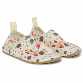 Konges Sl?jd Ciel Magique Bleu Aster UV Swimshoes Block Walk Chic Walking Shoes