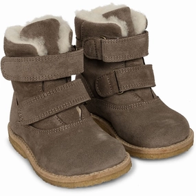 Konges Sl?jd Desert Taupe Winterly Suede Tex Boot synthetic material Easy Fit