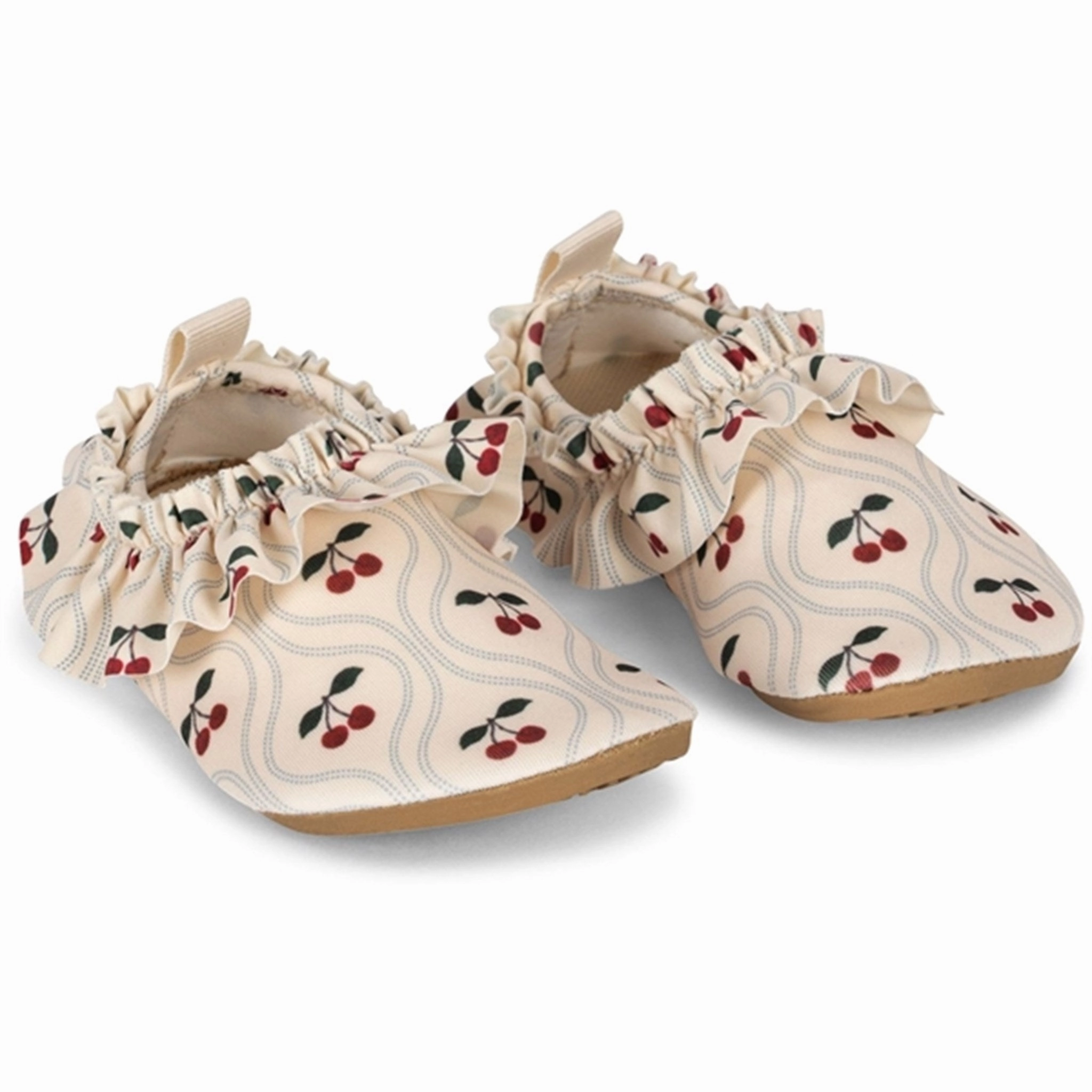 Dance Glow Konges Sl?jd Manuca Frill Swim Shoes Cherry Motif