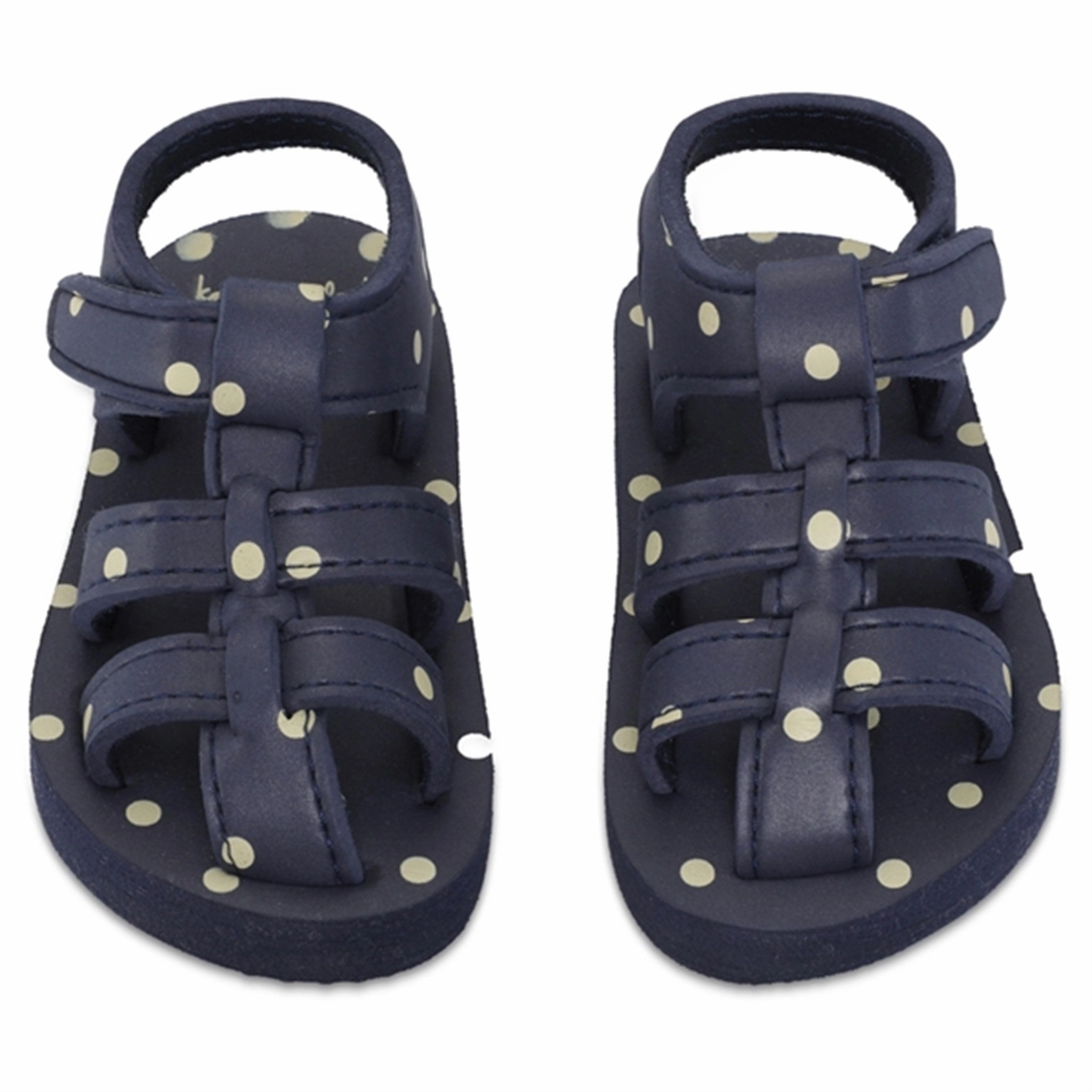 Konges Sl?jd Sable Sandals Kelly Blue Dot Breathable Footbed