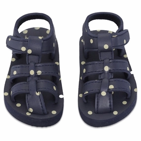 Thermoplastic Konges Sl?jd Sable Sandals Kelly Blue Dot