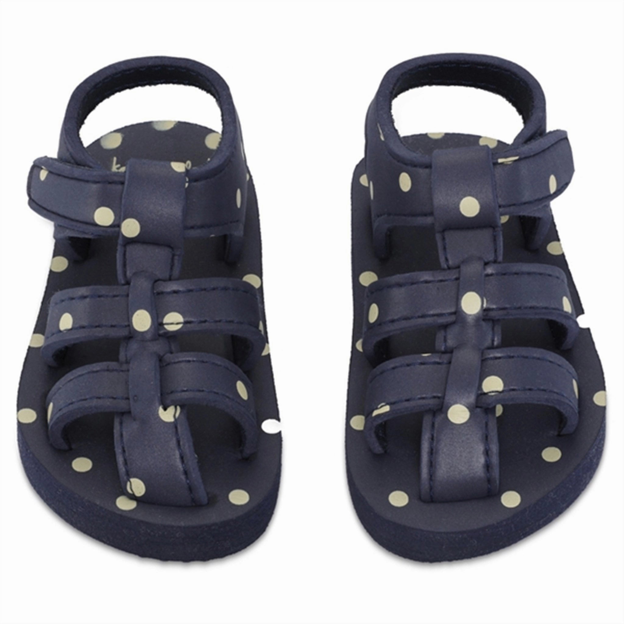 Thermoplastic Konges Sl?jd Sable Sandals Kelly Blue Dot
