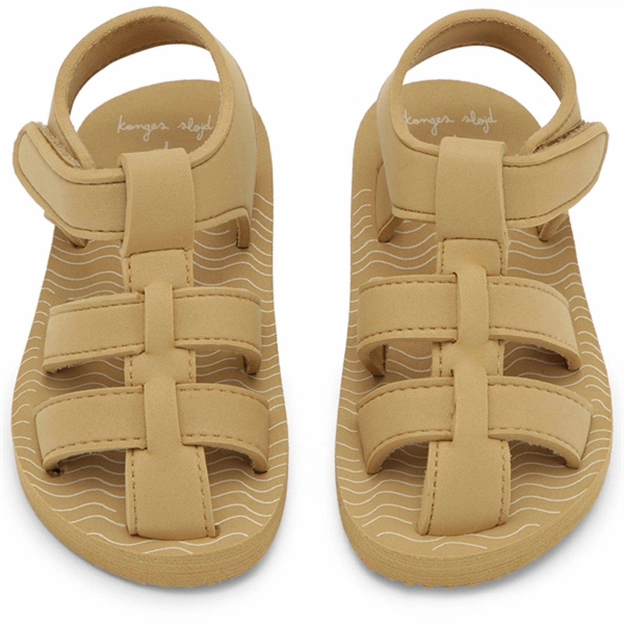 Konges Sl?jd Sable Sandals Tigers Eye Chic Straps Foot-Friendly Shoes