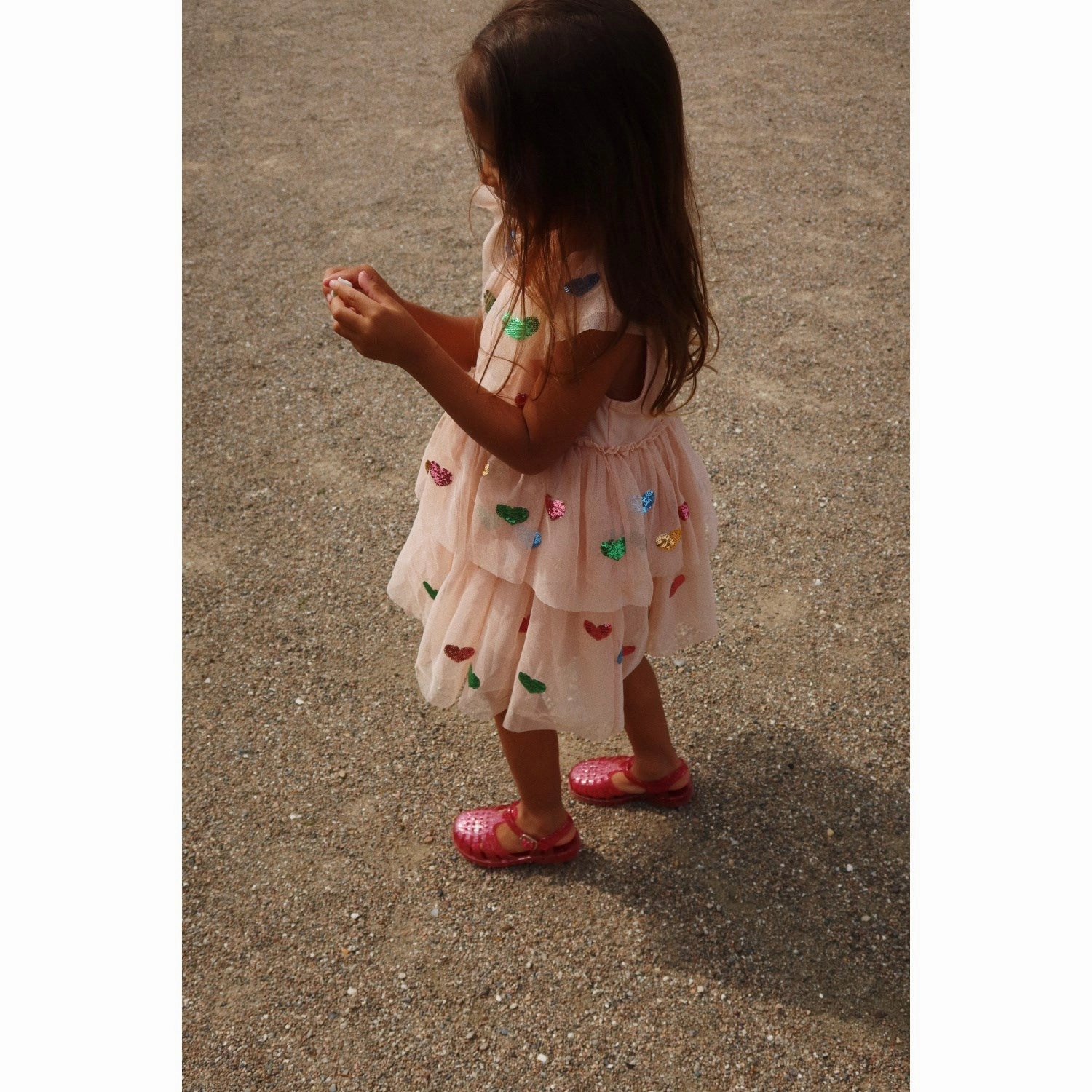 Easy Wear Shoes Exhibit Day Konges Sl?jd Sangria Nea Glitter Sandal