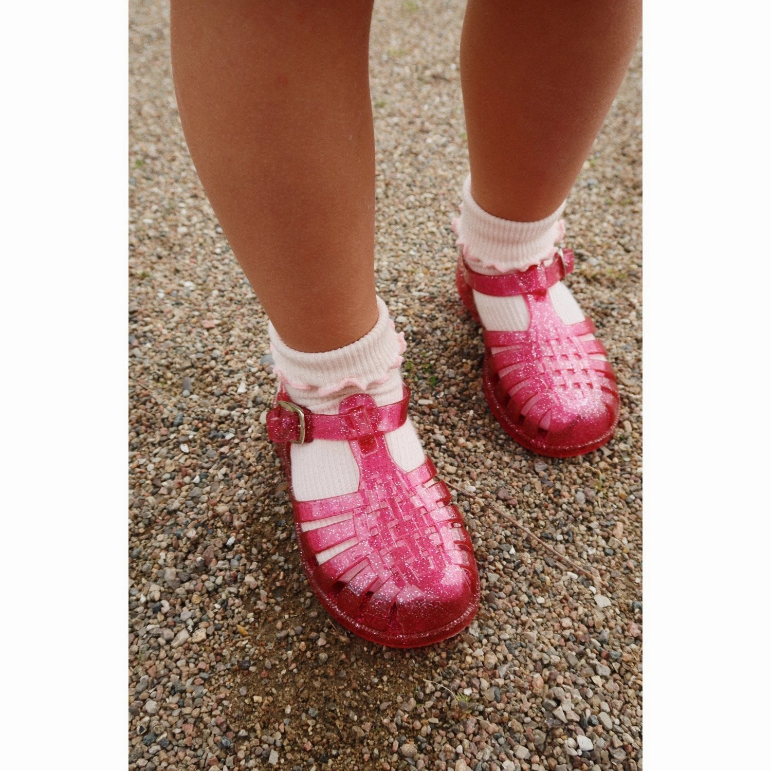 rubber Perfect Support Konges Sl?jd Sangria Nea Glitter Sandal