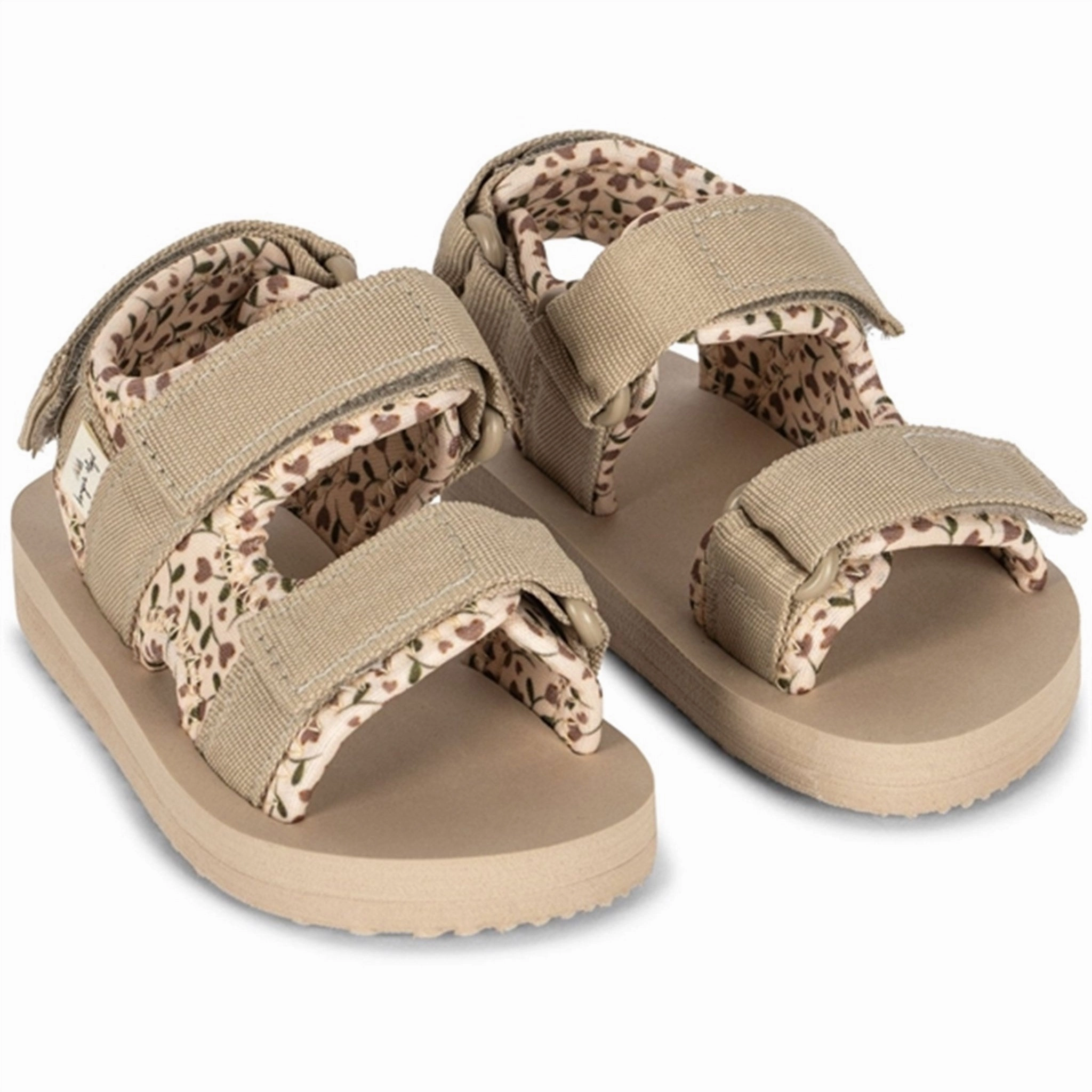 Konges Sl?jd Sun Sandal Printed Milk Tank Tread Pattern