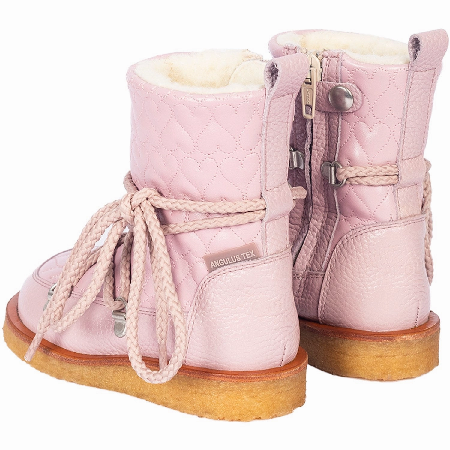 Long Last Energy Return Technology Angulus Mauve/Mauve Tex Heart Lace-Up Boot