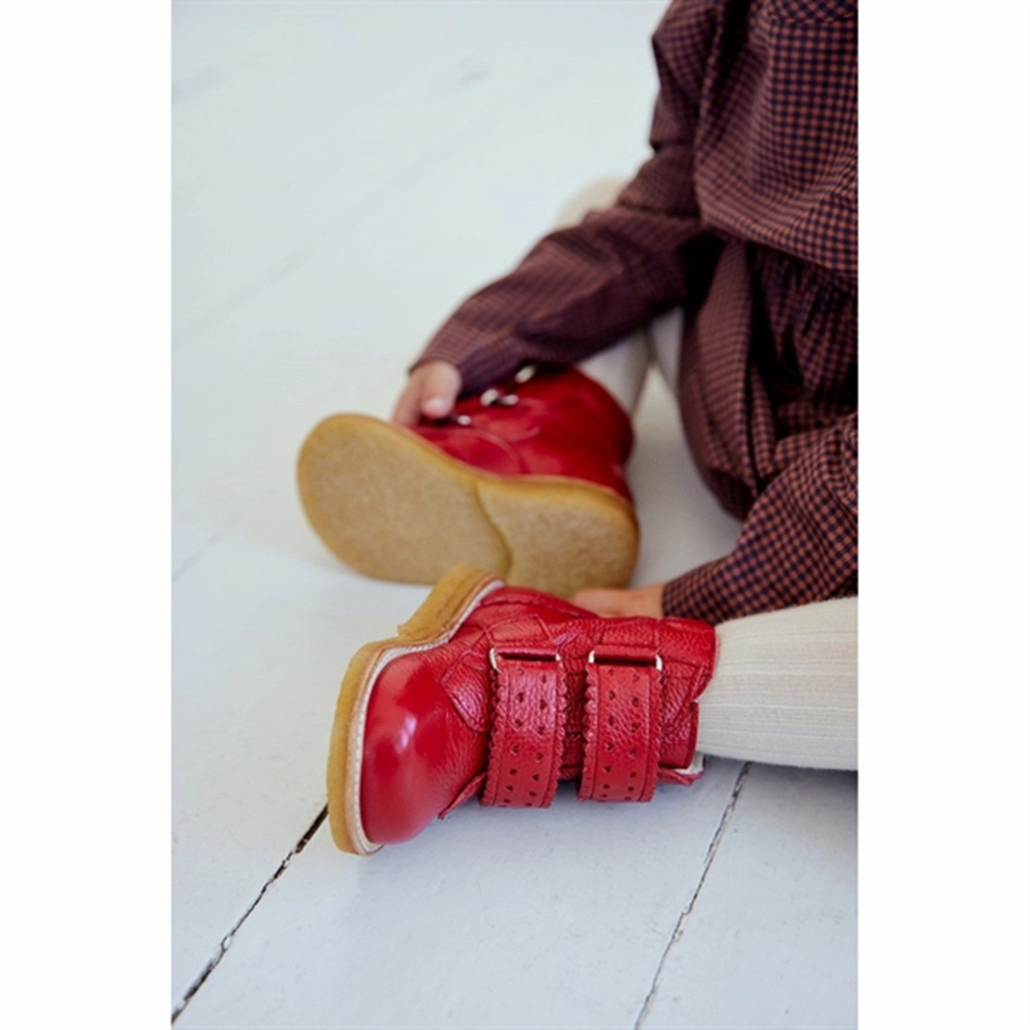 Angulus Starter Tex boots With Velcro Red Outdoor Freedom