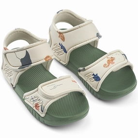 molded Liewood Blumer Sandals Sea Creature/Sandy