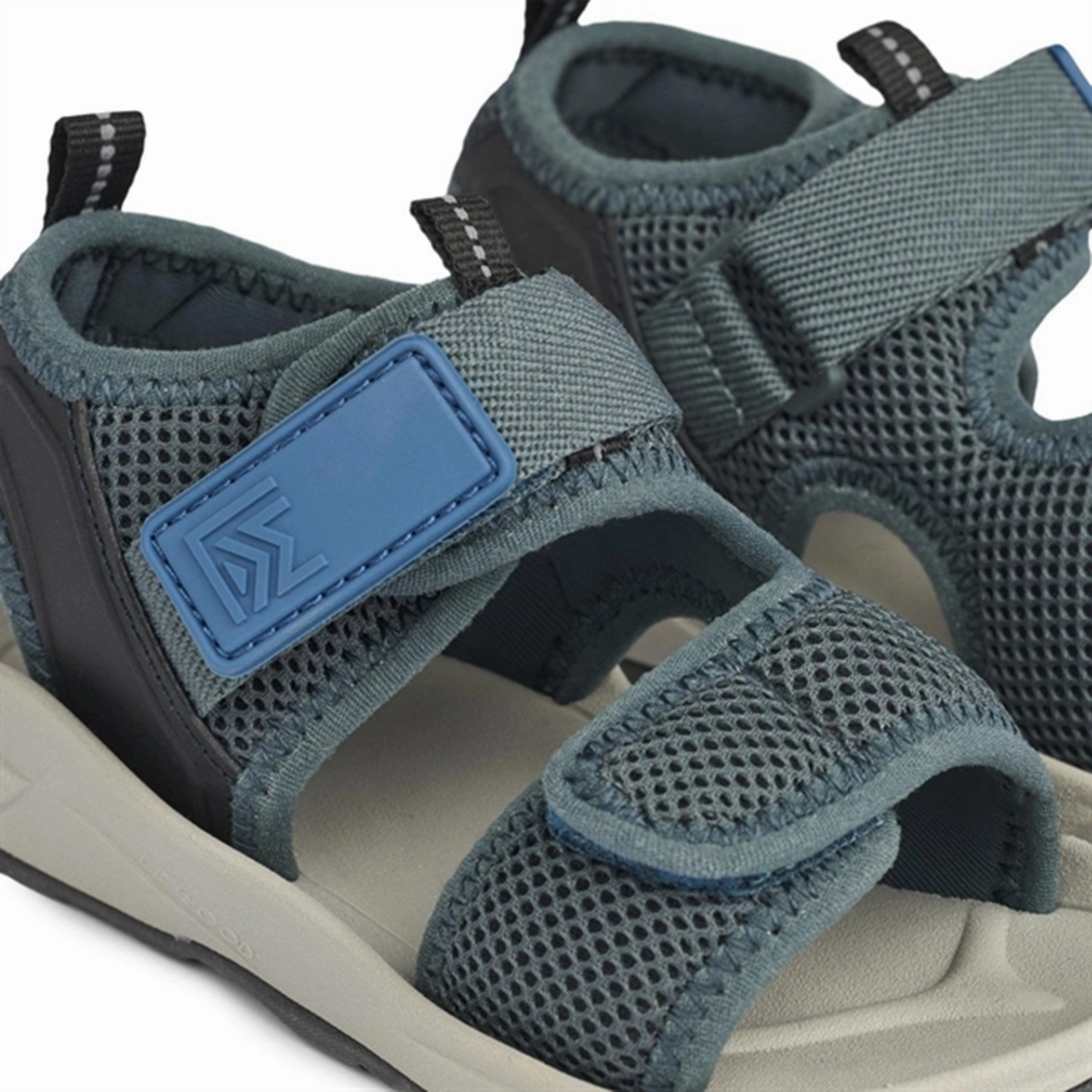 Liewood Christi Sandals Whale Blue Mix Adjustable Sole Trendy Sole