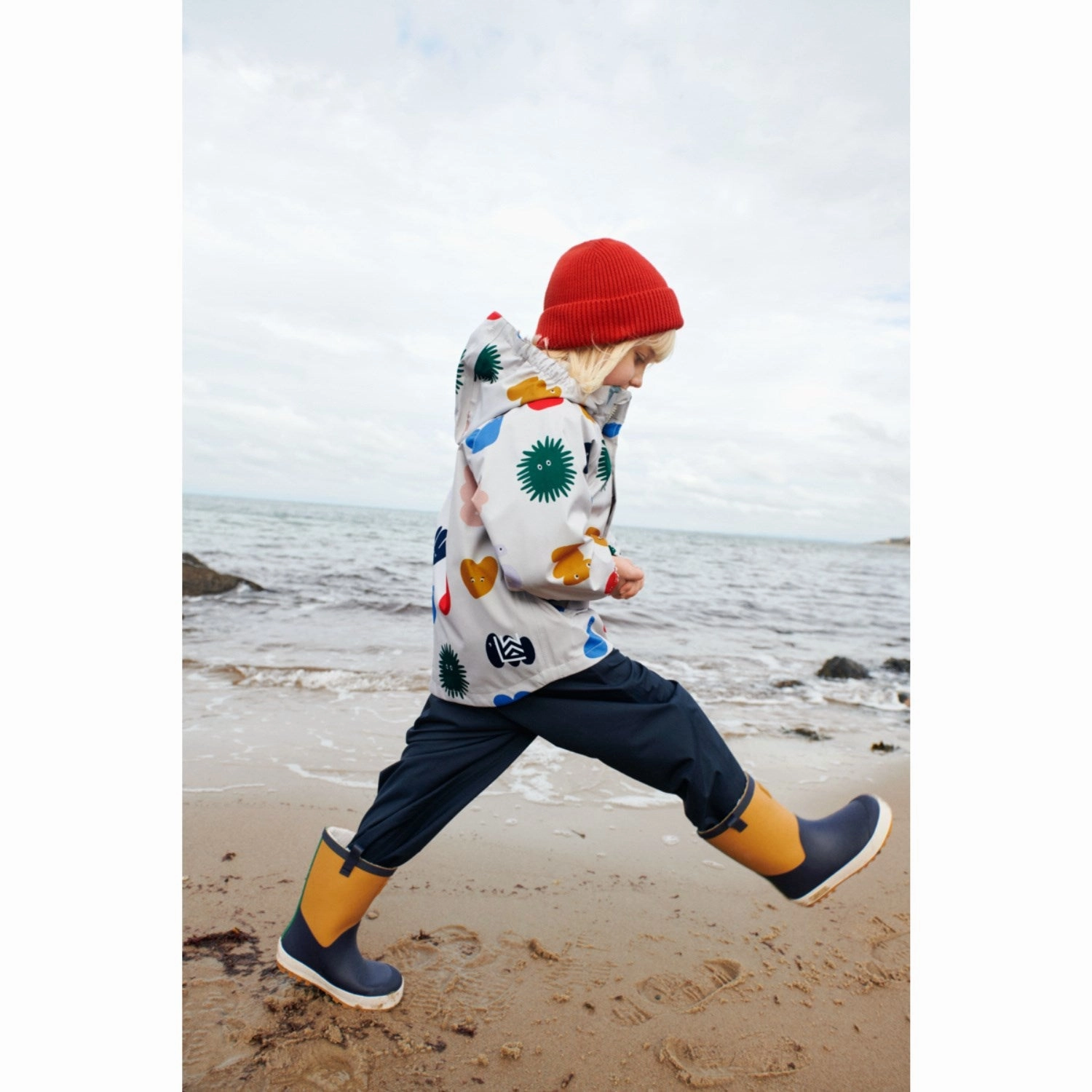 LieWood Classic Navy Multi Mix Sasha Thermo Rainboot Durable Shell Stylish Explorer