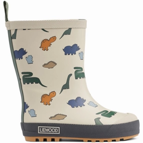 LieWood Dinosaurs / Mist Mason Thermo Rainboot Trail Friendly sports
