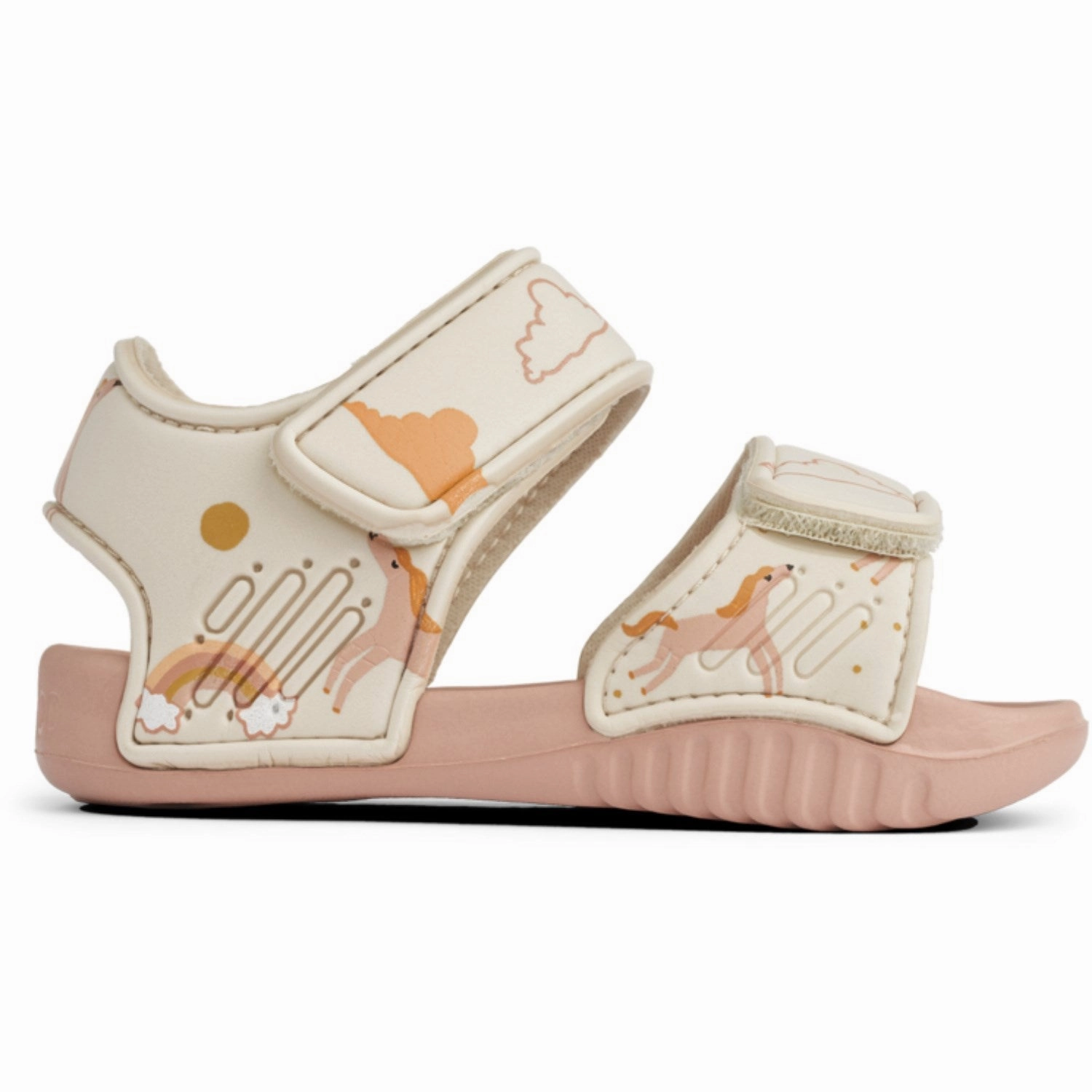 Foot-Friendly Shoes Wild Walk LIEWOOD Dream / Ecru Blumer Printed Sandal