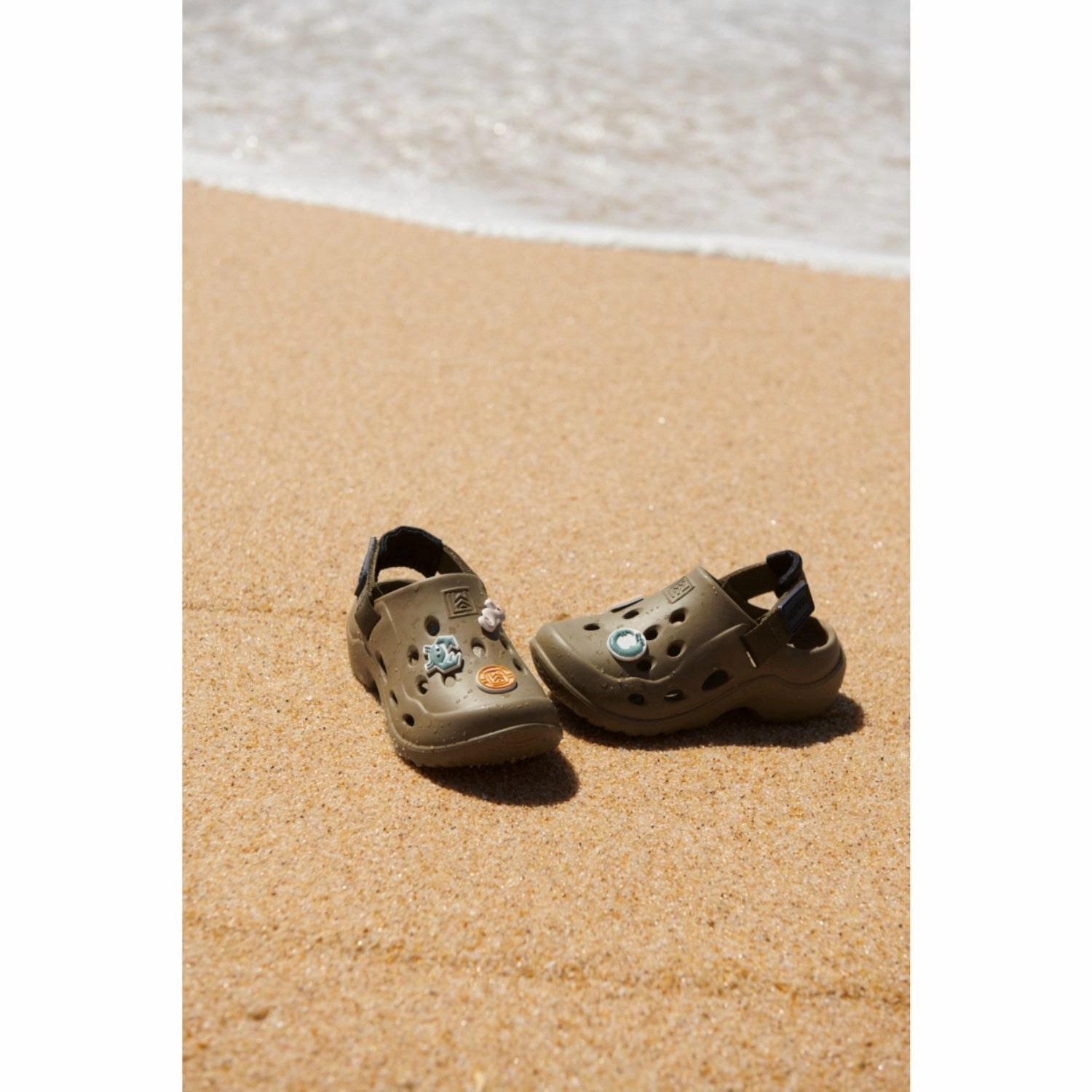 LIEWOOD Khaki / Black Milas Sandal Soft Tech Foam