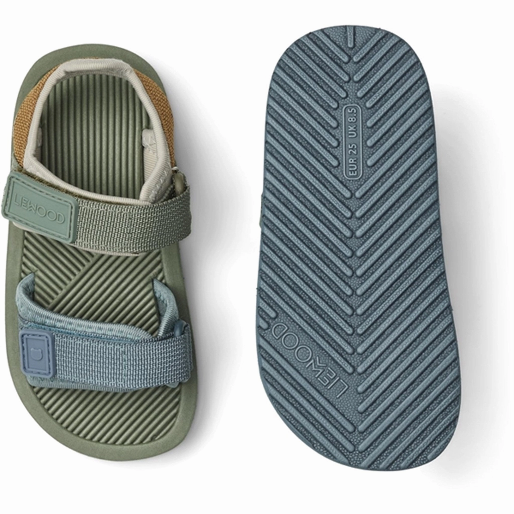 Strappy Liewood Monty Sandals Hunter Green Multi Mix