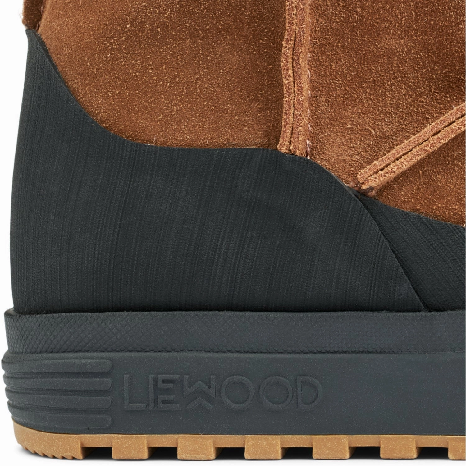 LieWood Pecan / Black Mattie Suede Boot Smooth Form Thermal Regulating Layer