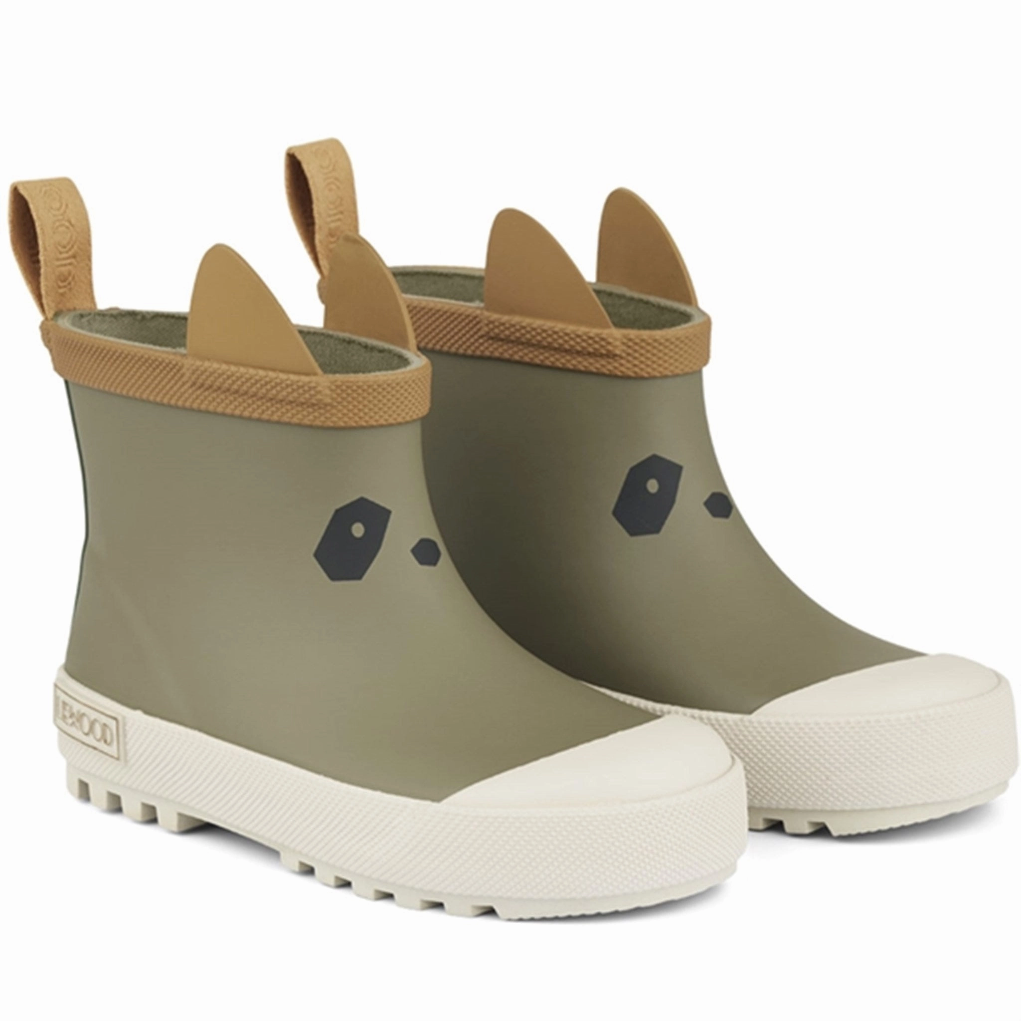Liewood Tekla Rain Boot Panda / Khaki Multi Mix Slip Resistant Urban Commute