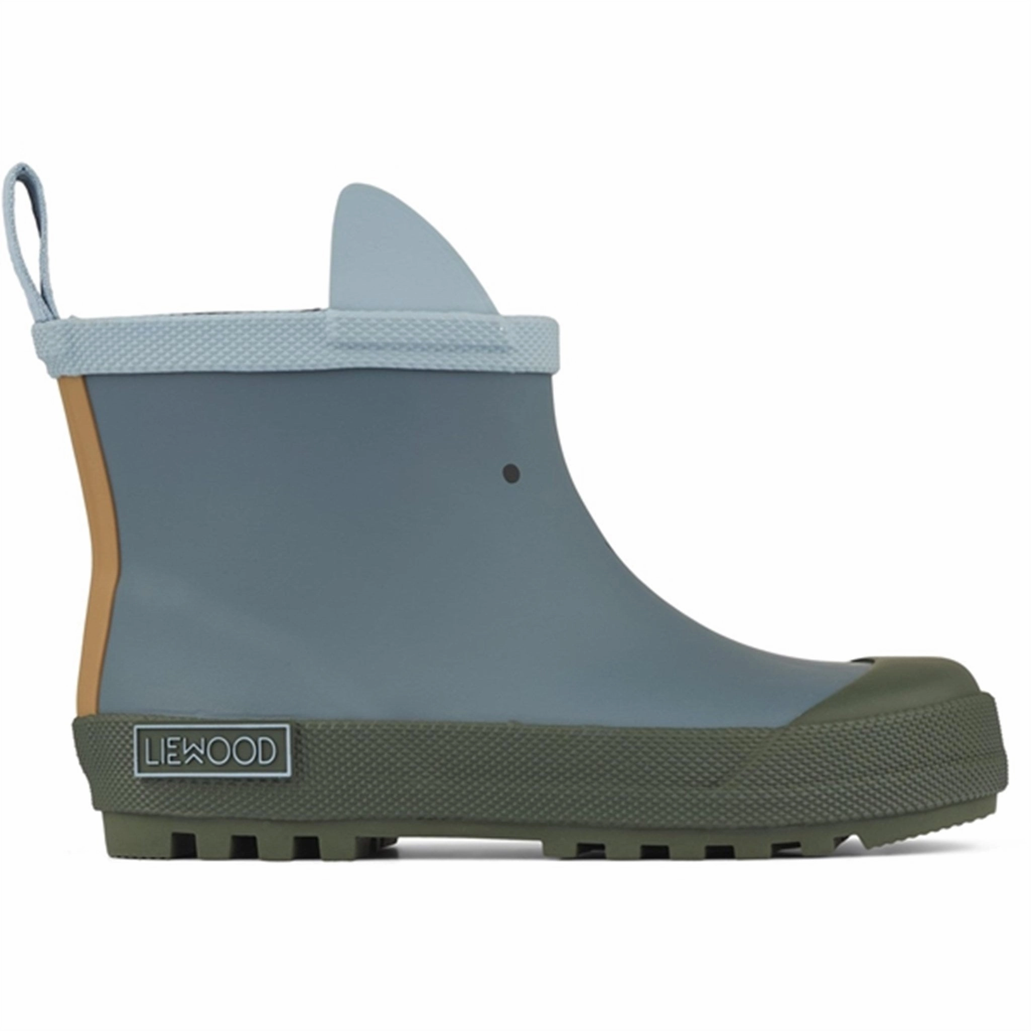 Liewood Tekla Rubber Boots Rabbit/Whale Blue Mix Lightweight Frame Pull-on style