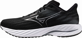 Nylon Mesh running on a track shoes Mizuno Wave Inspire 21 WIDE FIT (2E) Mens Running Shoes - Black