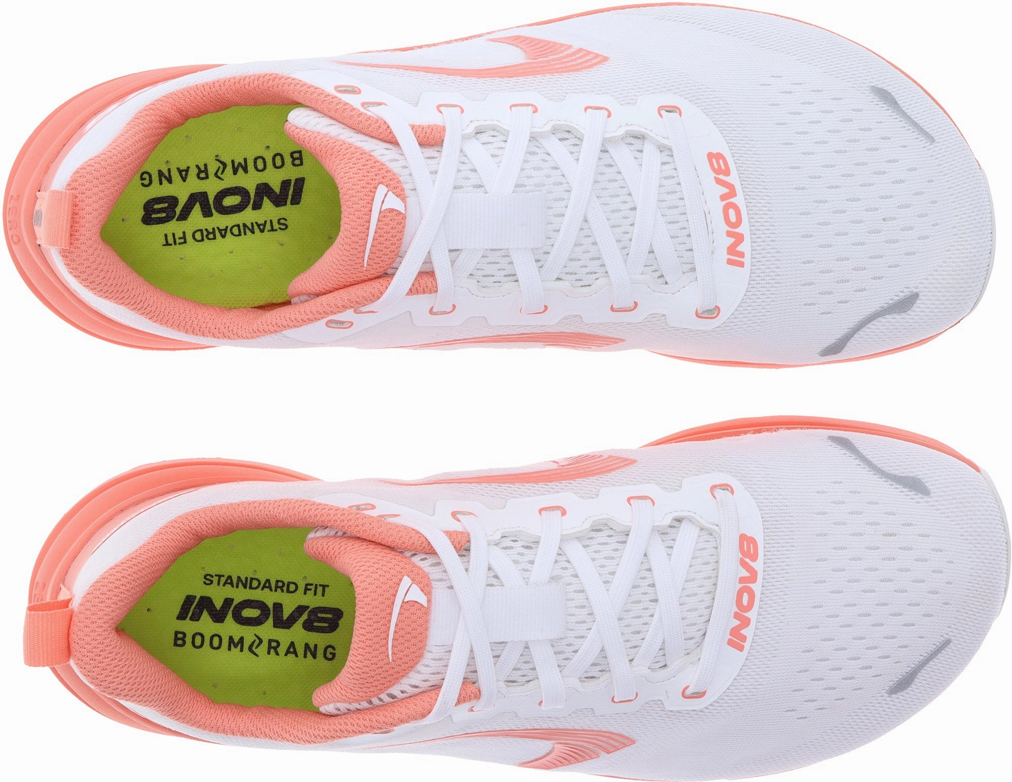 Inov8 RoadFly Zero Womens Running Shoes - White running in a historical site shoes