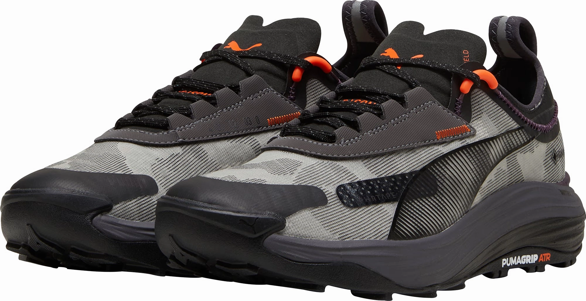 Anti Torsion Stability Plate Puma Voyage Nitro 3 GORE-TEX Mens Trail Running Shoes - Grey