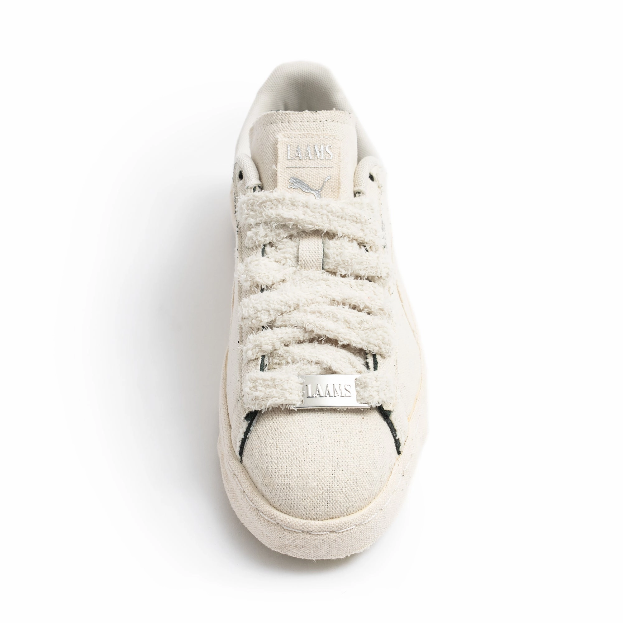 Puma x Laams Mens Suede Blank Canvas Shoes running shoes for casual joggers Bonded Reinforcements