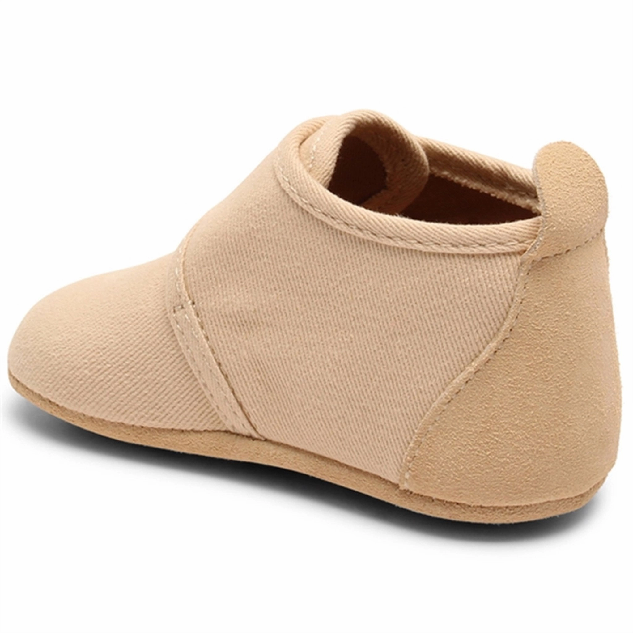 Sturdy Build Comfortable For Road Running Bisgaard Baby Cotton Home Shoe Creme