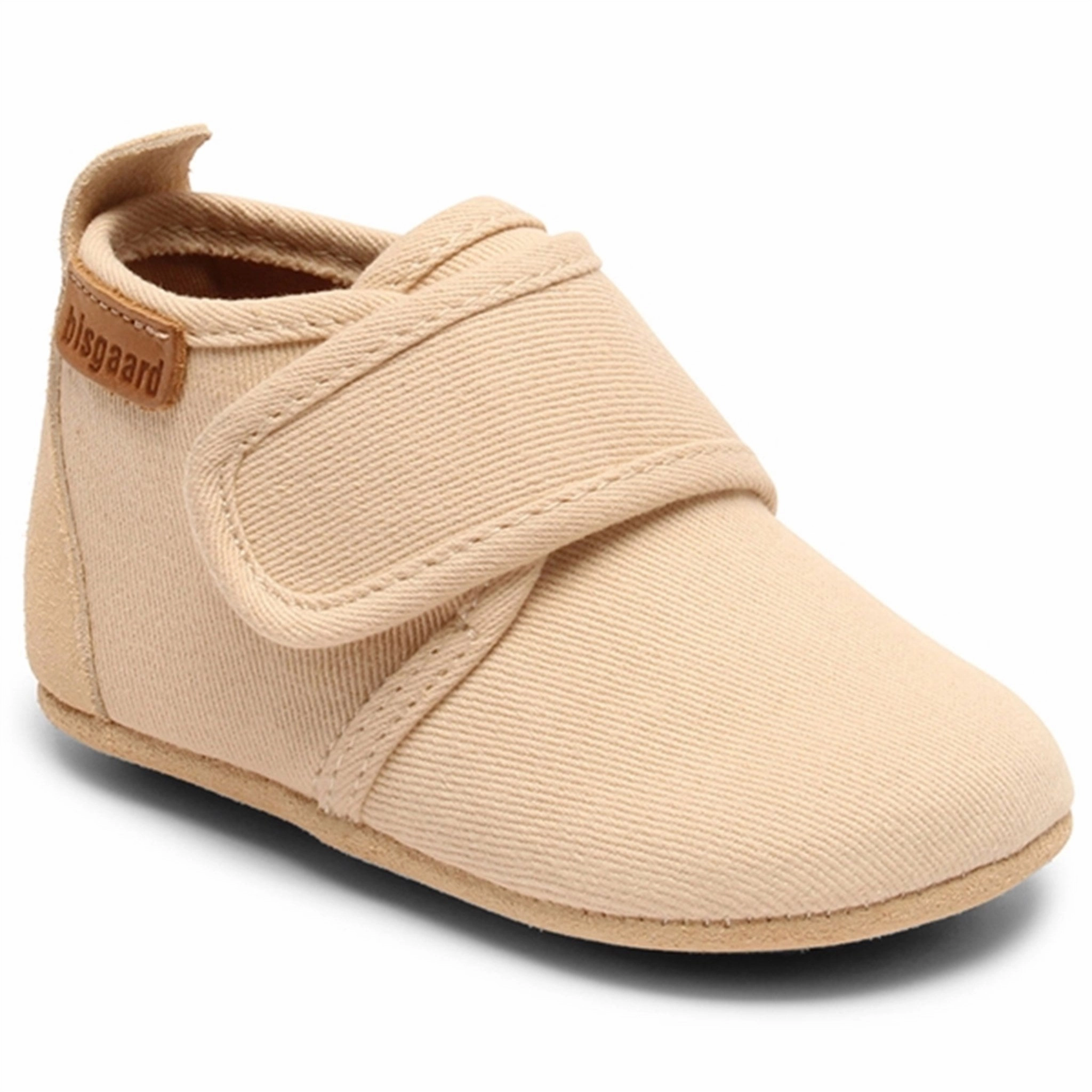 Molded Midsole Bisgaard Baby Cotton Home Shoe Creme