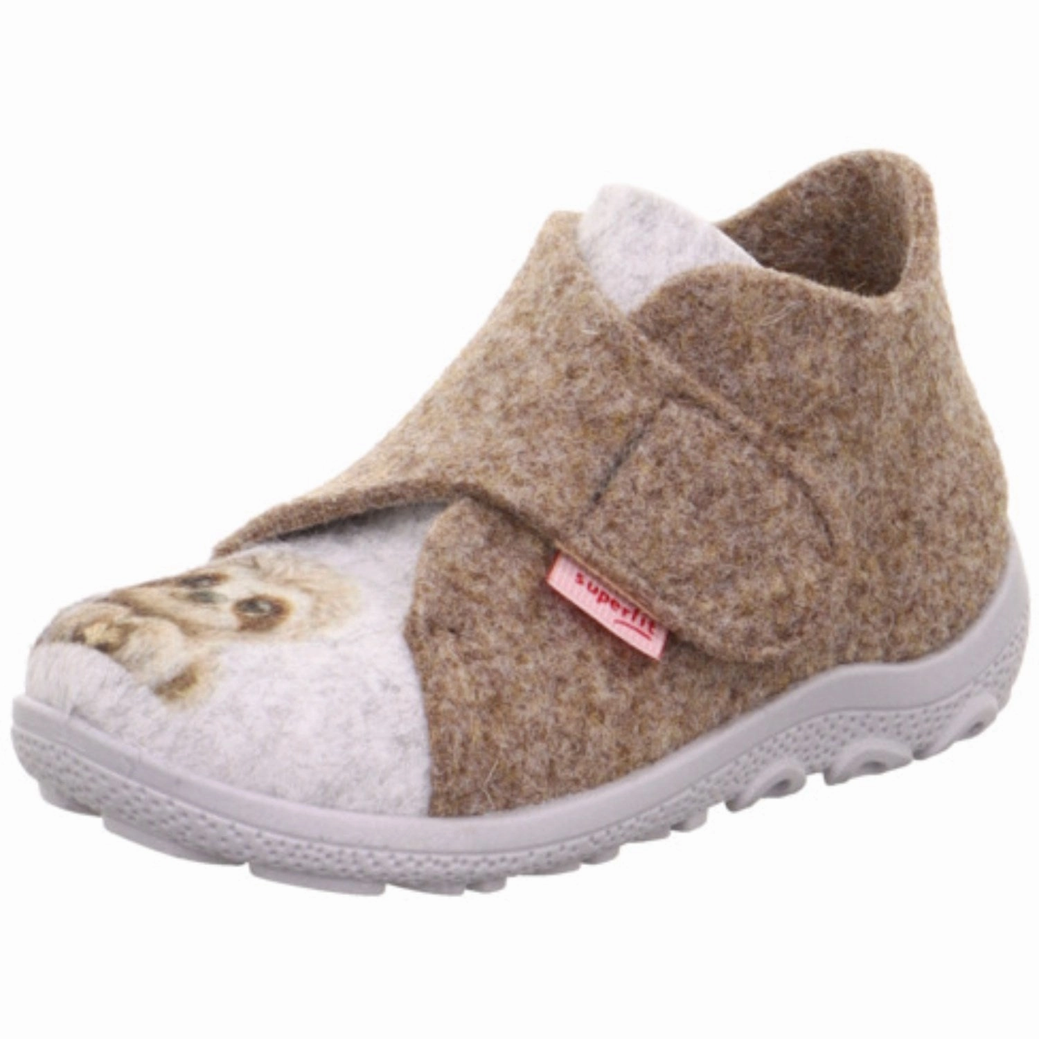 Synthetic Upper Superfit Beige Happy Octi Hjemmesko