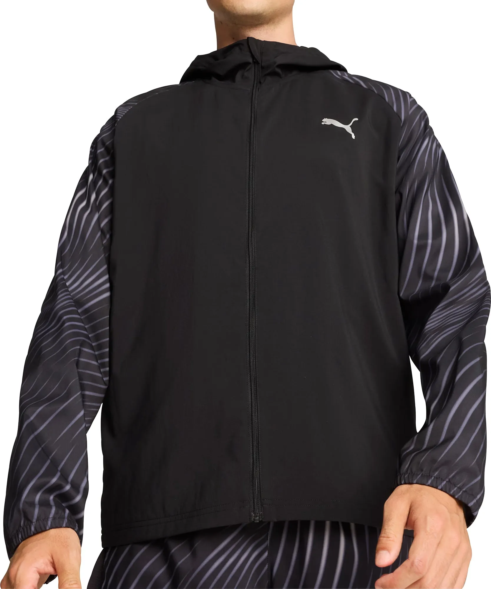 Job Puma Run Favourite Mens Running Jacket - Black