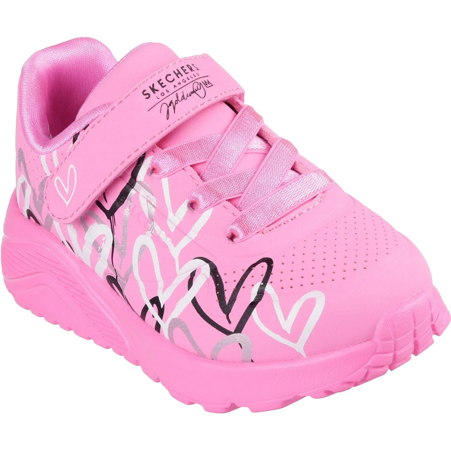 Skechers Pink Uno Lite Love Levitate Sculpted durability