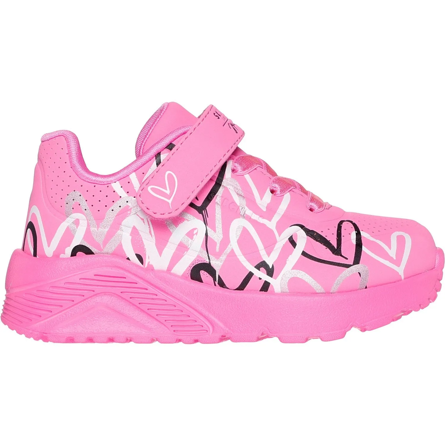 Lightweight Design Secure Style Skechers Pink Uno Lite Love Levitate