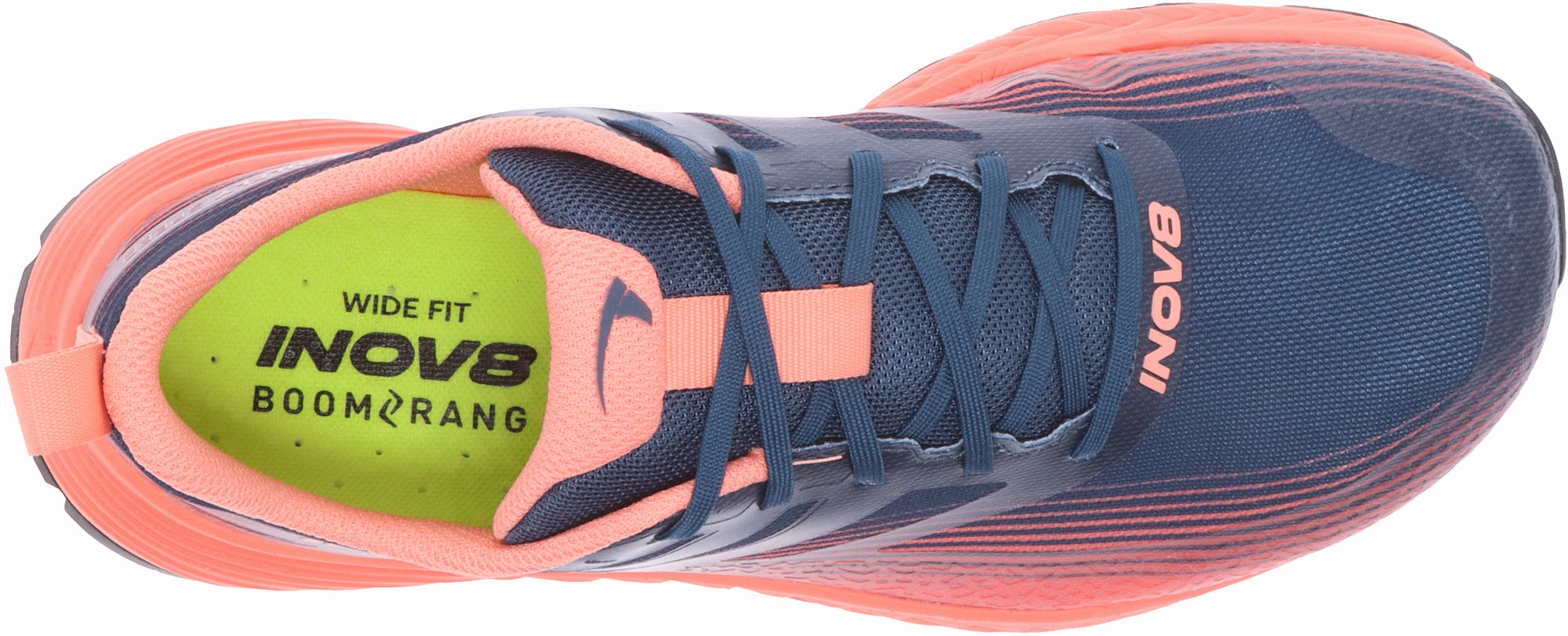 Smooth Insole Inov8 TrailFly Speed WIDE FIT Womens Trail Running Shoes - Blue