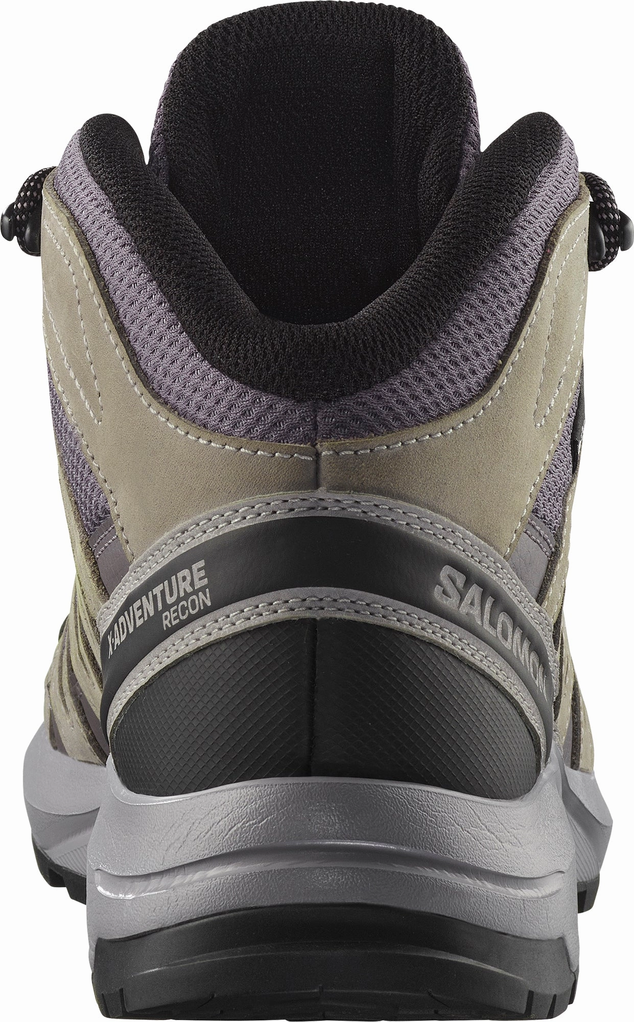 suitable for narrow feet Salomon X-Adventure Recon Mid GORE-TEX Womens Walking Shoes - Grey