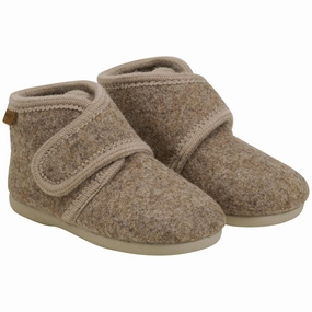 Smart Design En Fant Walnut Melange wool booties Velcro
