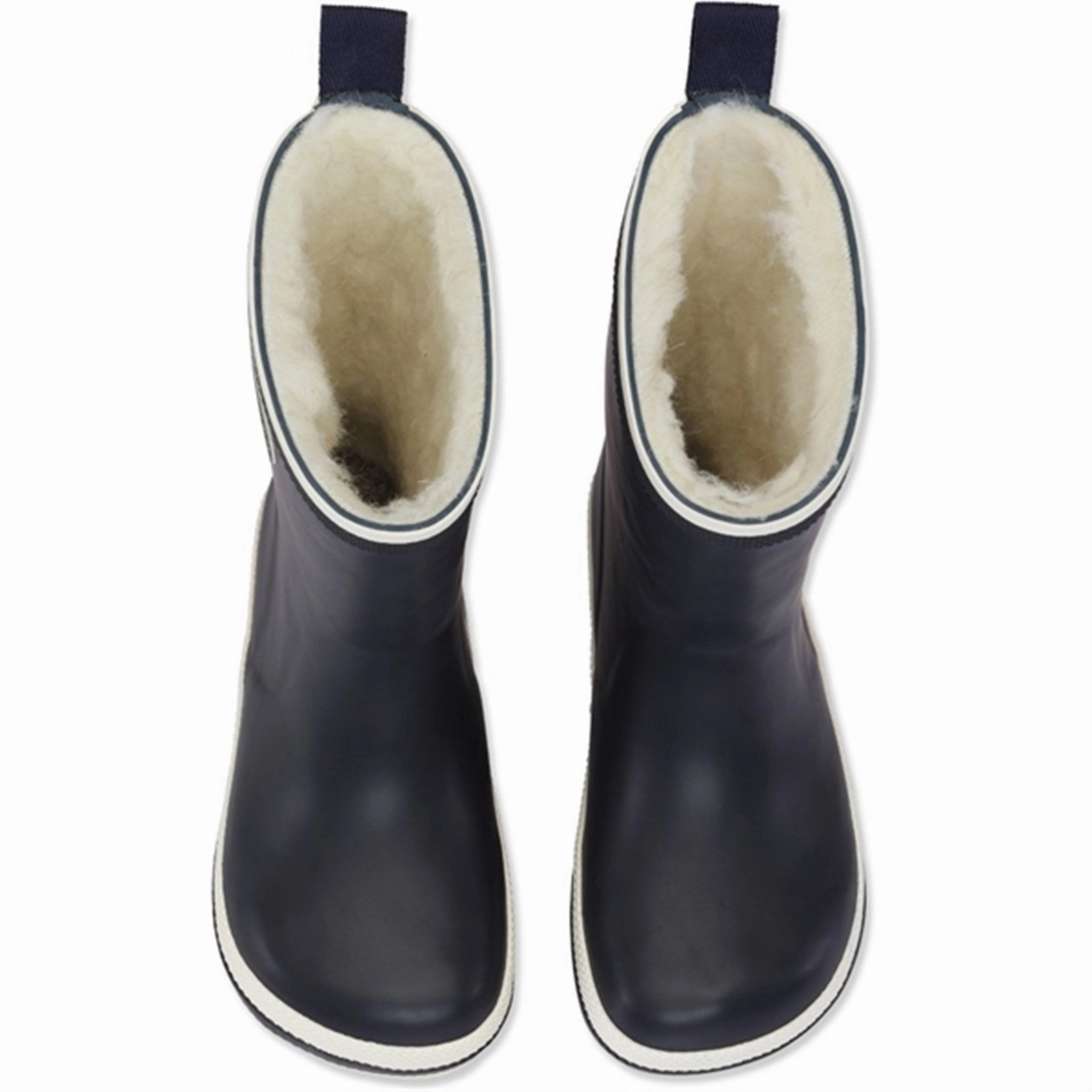 Bundgaard Charly High Warm Rubber Boot Classic Navy Leather Material Rugged Built River Crossing