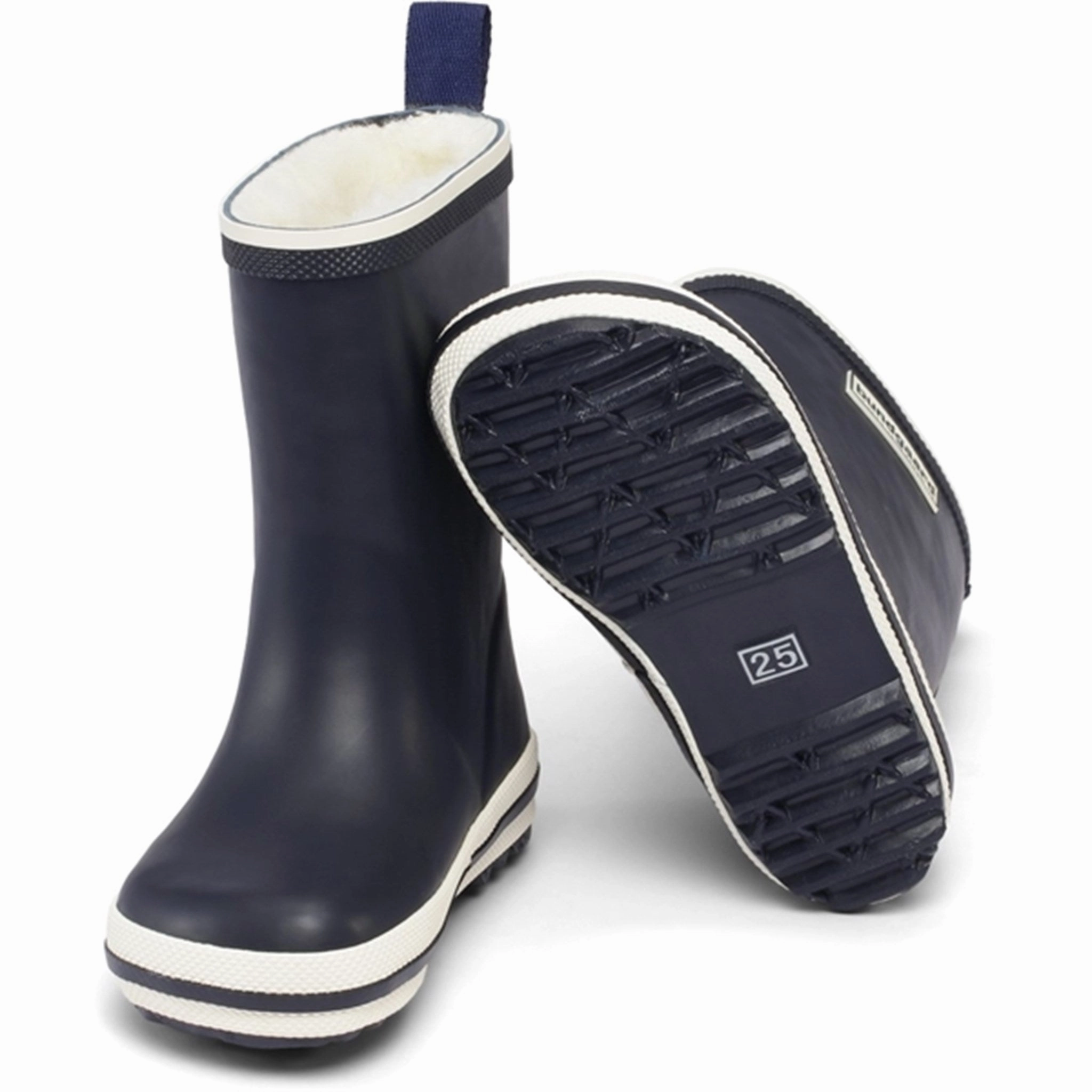 Bundgaard Charly High Warm Rubber Boot Classic Navy Comfort Ankle Support