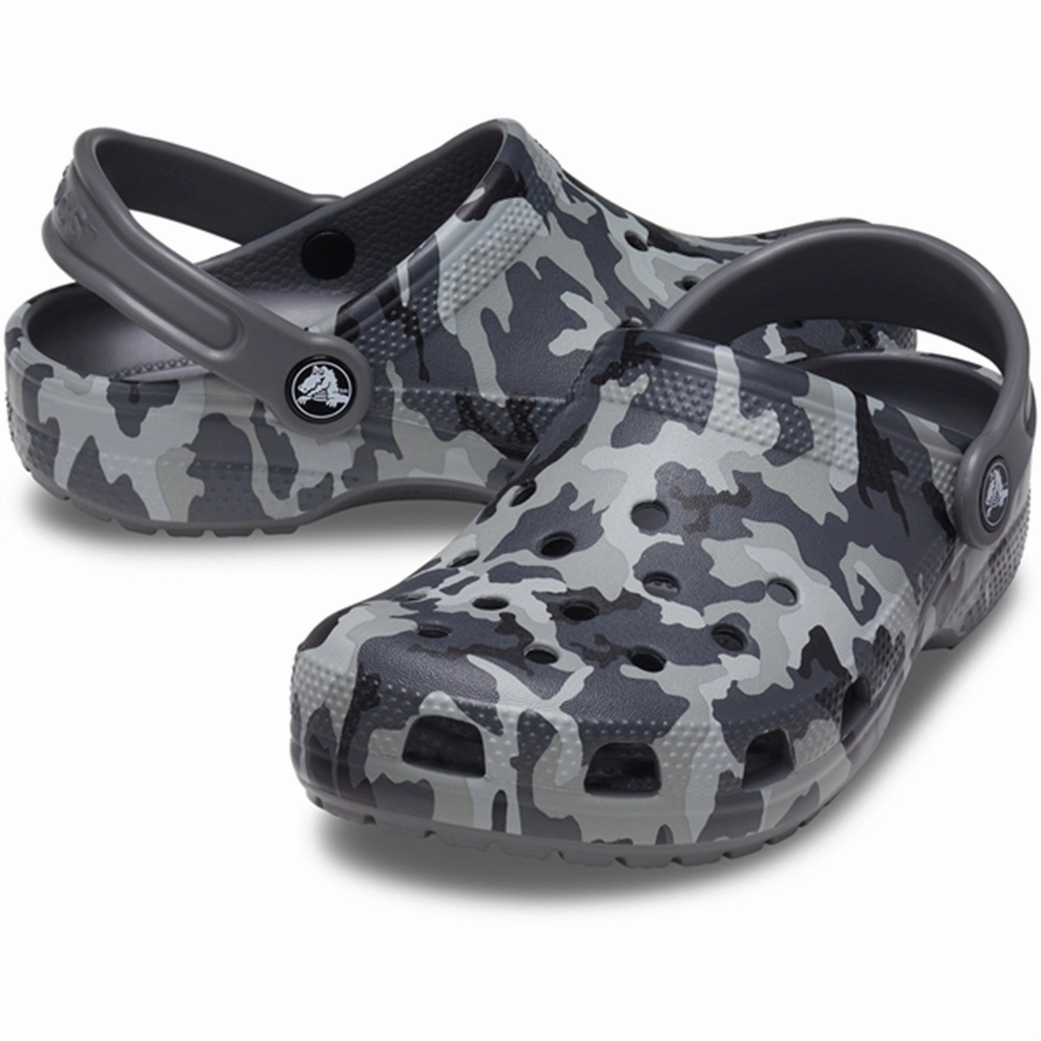 Crocs Classic Camo Clog Black/Grey Sporty Design