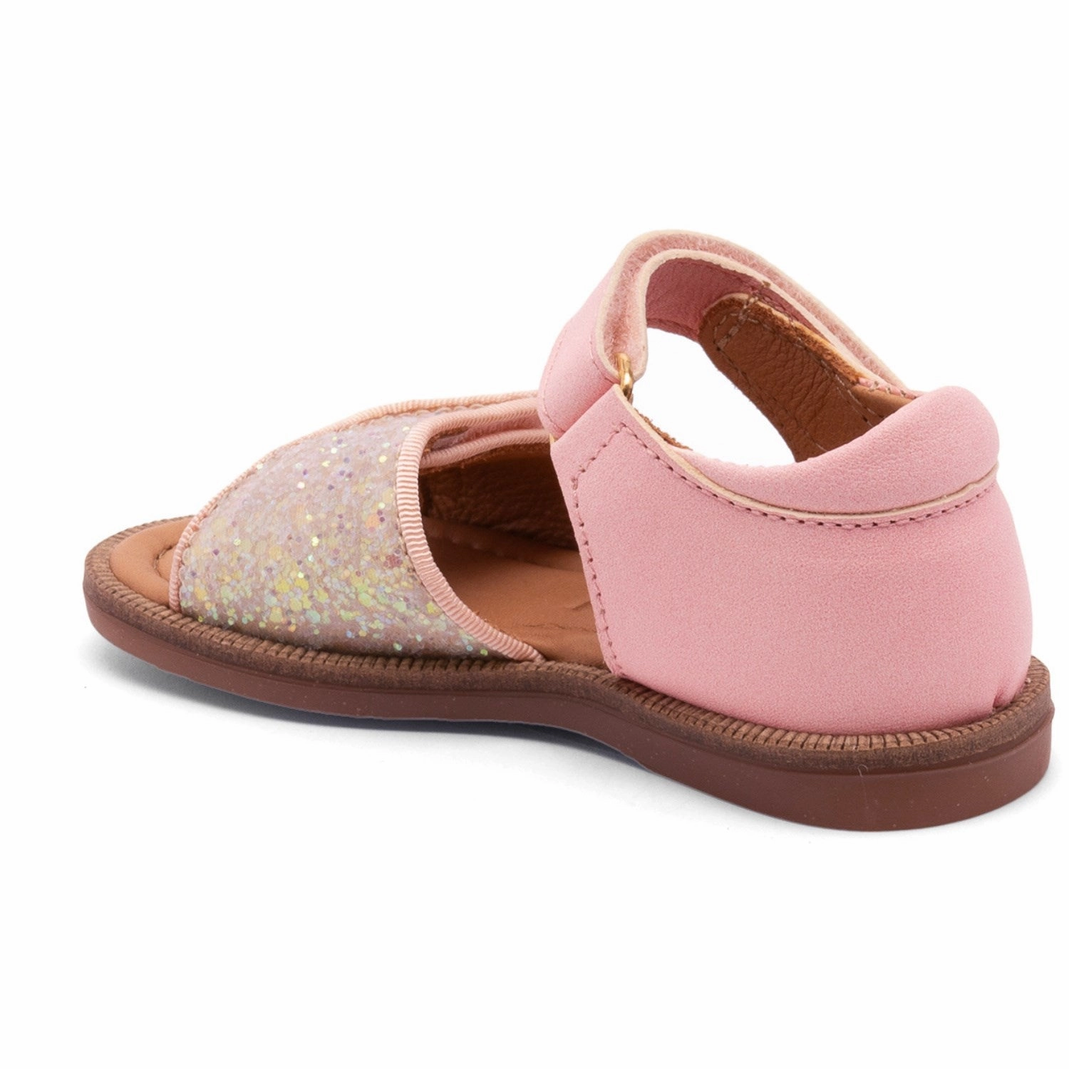 Supportive midsole Trendy Appearance Bisgaard Rose Glitter Aida Sandal
