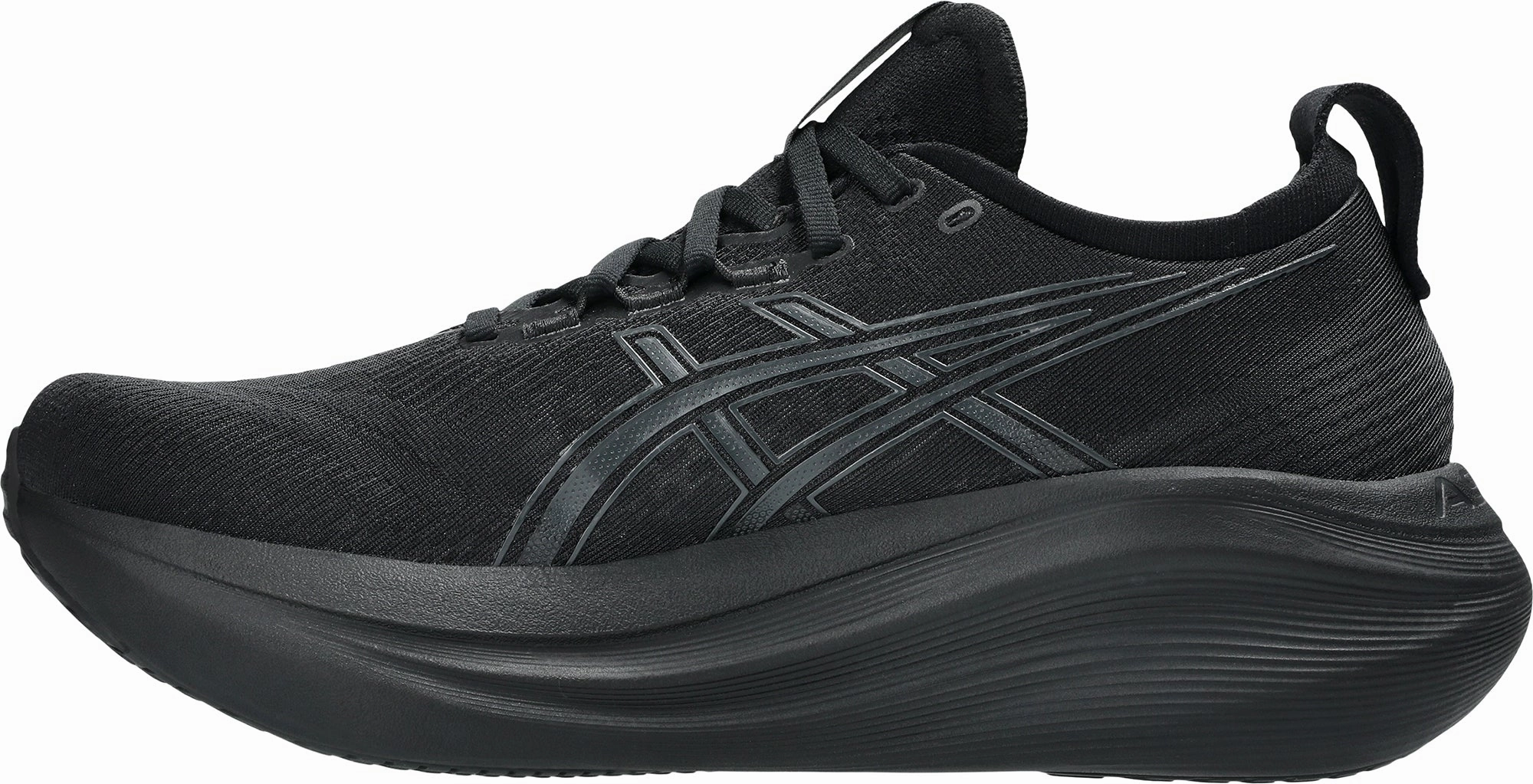 Asics Gel Nimbus 27 Mens Running Shoes - Black Arch Support Systems Quick Dry Liner