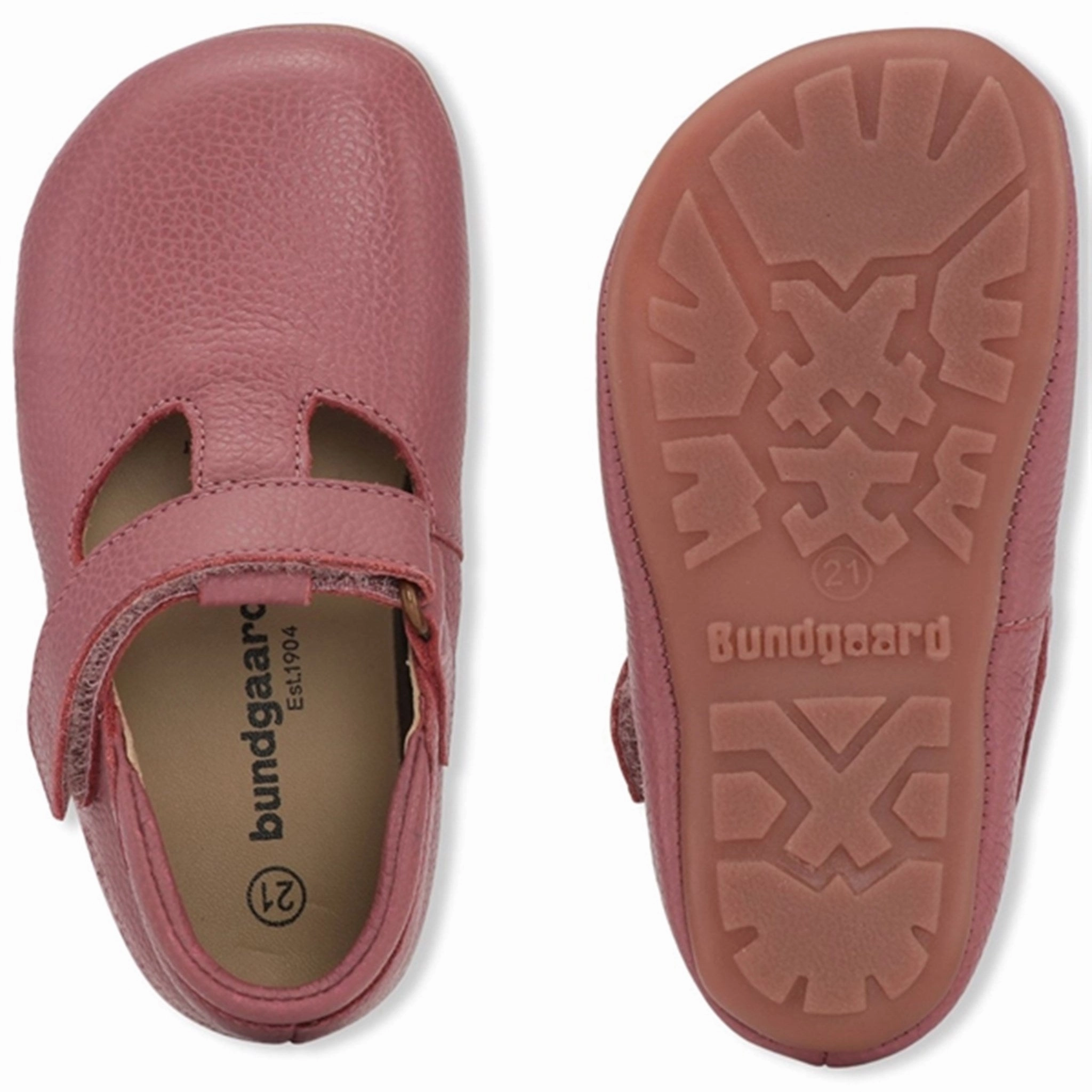 Anti Abrasion Bundgaard Mary II Indoor Shoes Dark Rose M