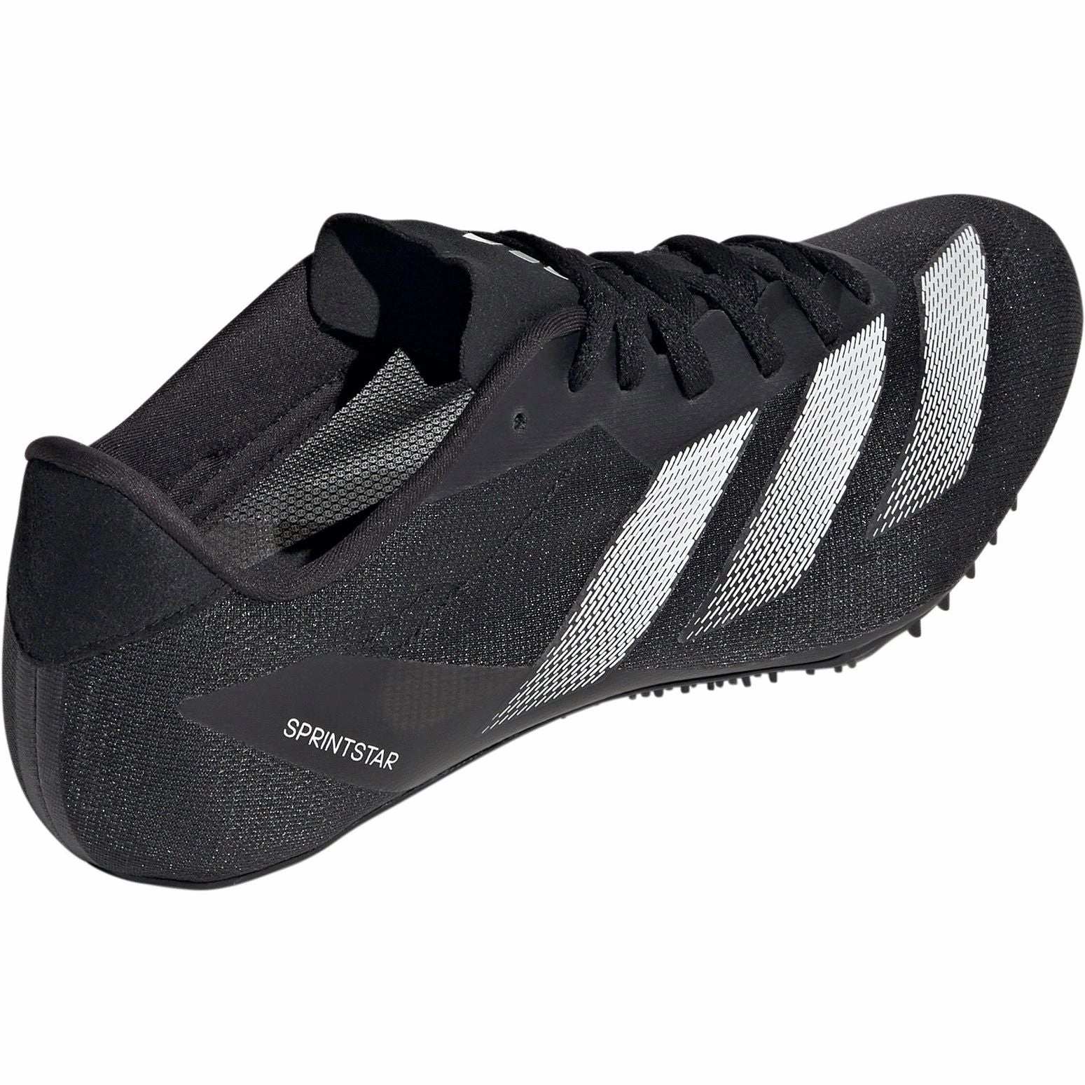Running Grip Speed Fit adidas Adizero Sprintstar Running Spikes - Black