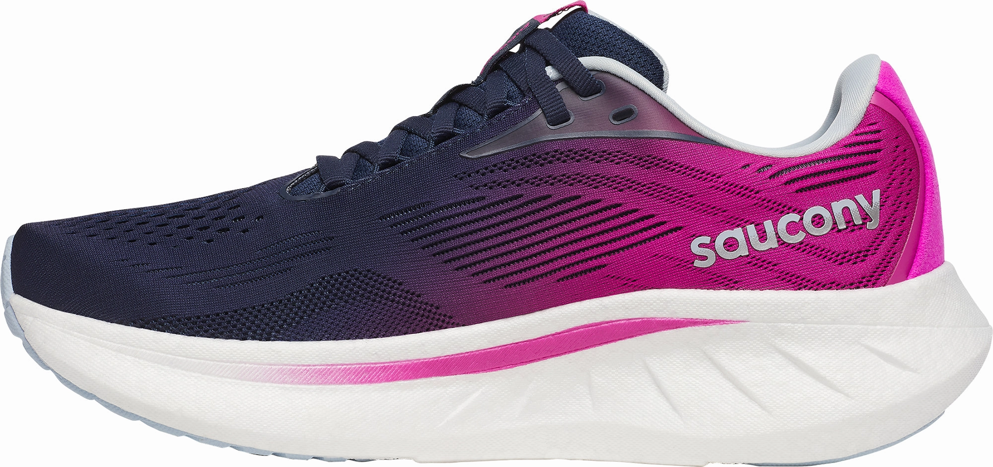 sports shoe gear Saucony Ride 18 Womens Running Shoes - Blue