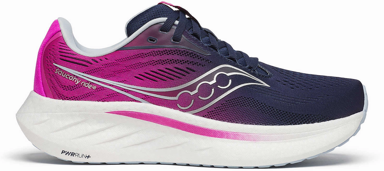 Saucony Ride 18 Womens Running Shoes - Blue Torsion Guide