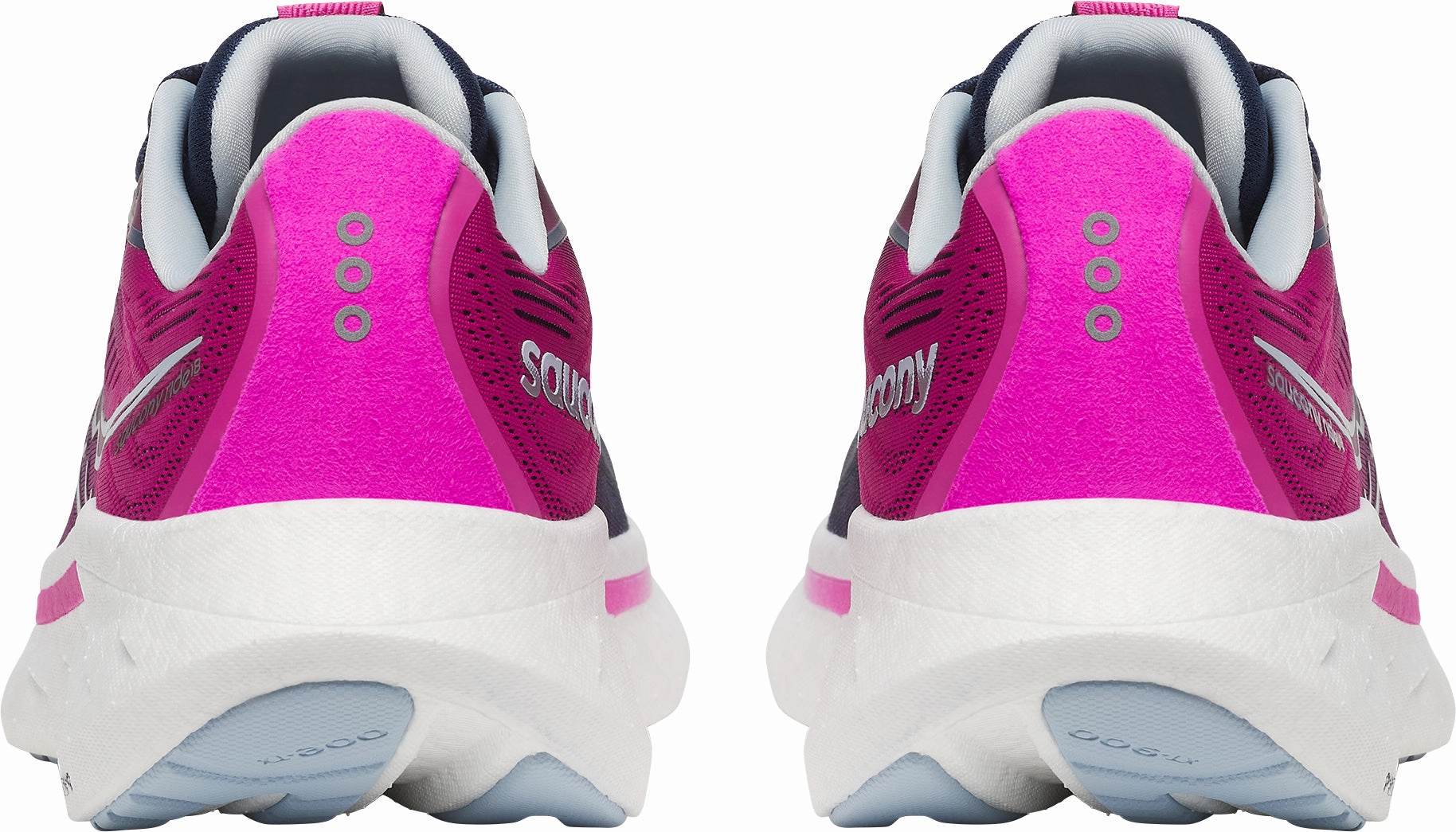 Saucony Ride 18 Womens Running Shoes - Blue Gel Infused Midsole