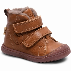Frost resistant Ankle support system Bisgaard Rudi V Tex Shoes Cognac
